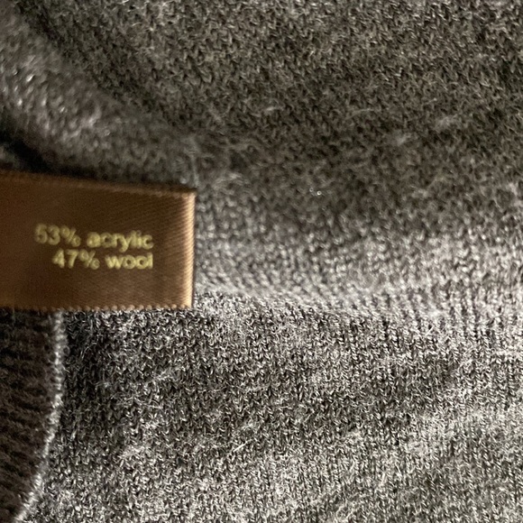 THE LIMITED | Gray Wool Blend Cardigan Sweater - Picture 6 of 11